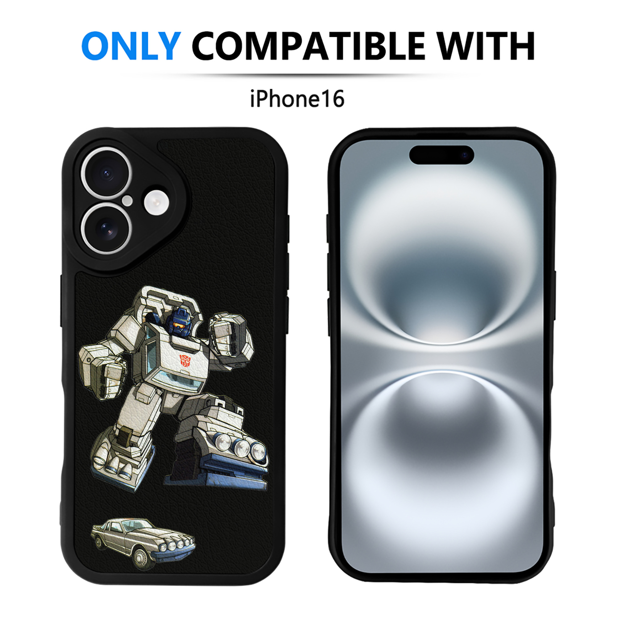 （画像用）  【iPhone 16シリーズ対応】シリコンスマホケース（レザー調） 材質：シリコン